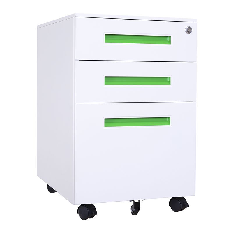 綠色扣手活動（dòng）櫃